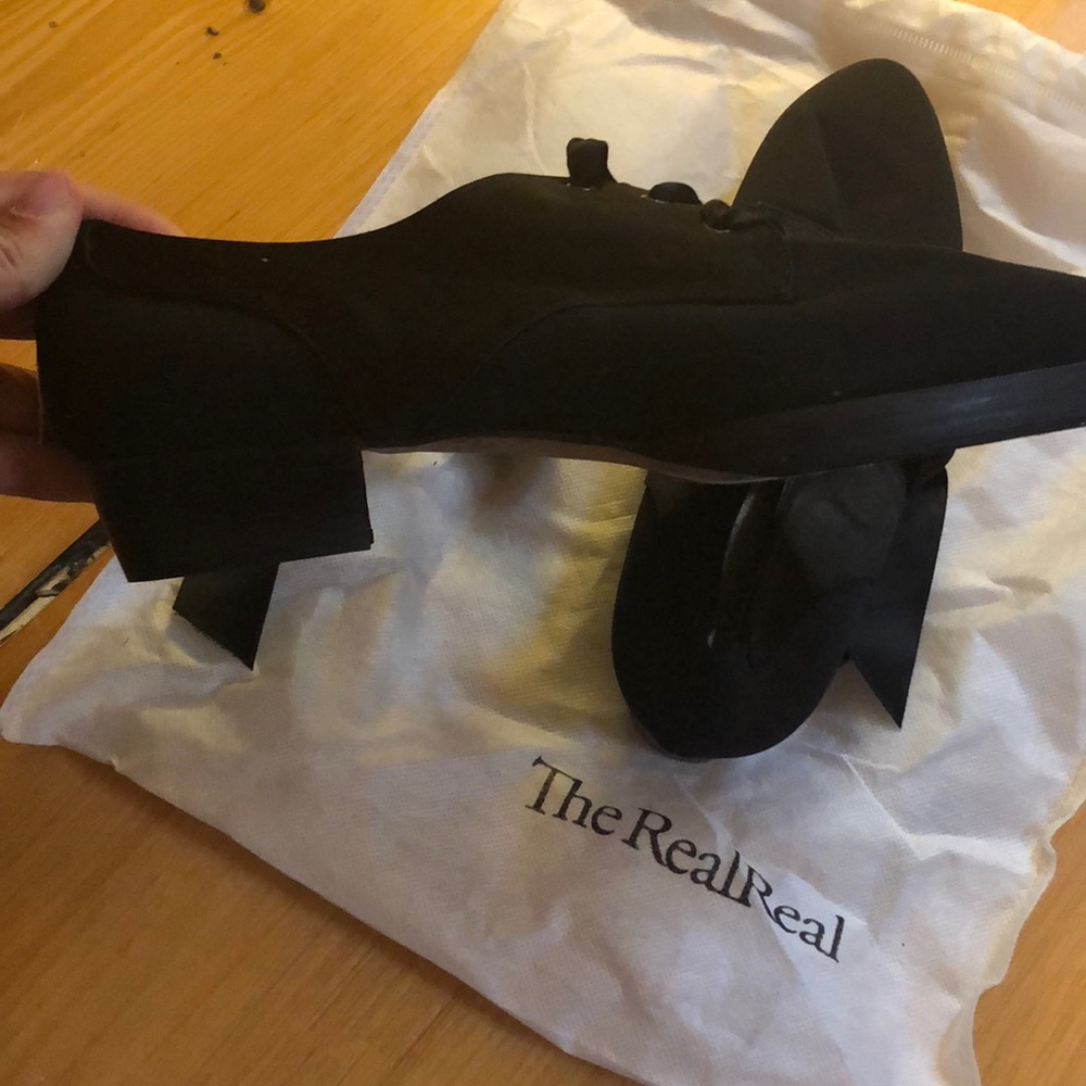 Yves saint Laurent vintage black shoes size 8 1/2